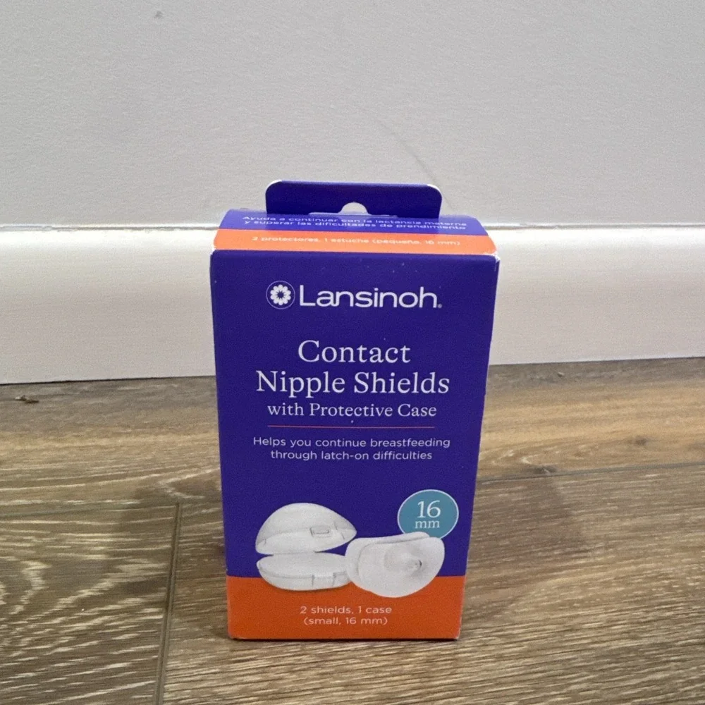 Lansinoh Contact Nipple Shield with Case 16mm‎ Size Small 2ct - Breastfeeding
